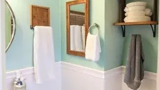 organização do banheiro