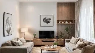 sala de estar compacta