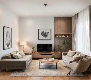 sala de estar compacta