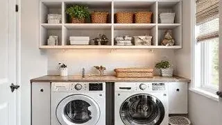 esconder a lavanderia