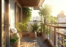 varanda no verão