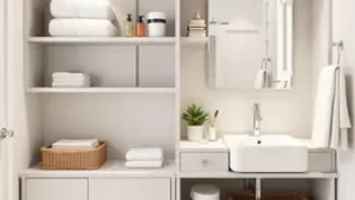 banheiro sem armário