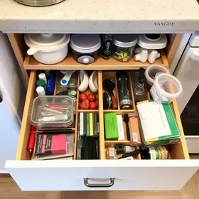 organizar gavetas de cozinha