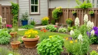 jardins em casas alugadas