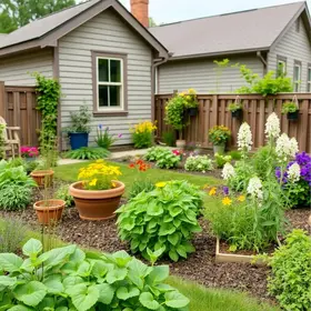 jardins em casas alugadas
