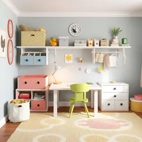 organização de quarto infantil