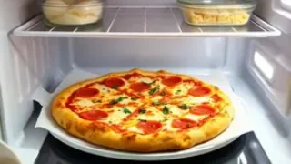 pizza na geladeira