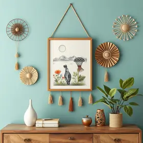 o que pendurar na parede