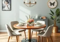 decorar a mesa de jantar
