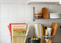 livros na cozinha